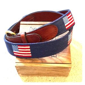 Smathers & Branson Needlepoint Belt